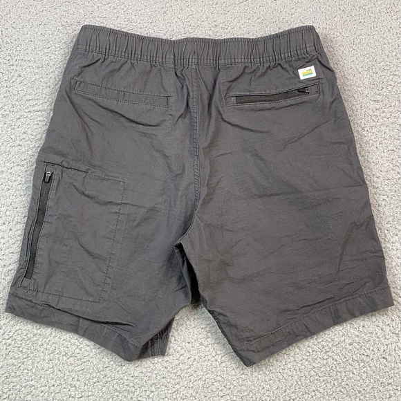 Vuori Gray Ripstop Drawstring Shorts 8” Inseam Men’s Size S Small - Picture 2 of 8